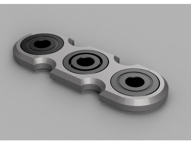 çift spinner fidget oyuncak oyuncaklar ve oyunlar 3D print model - Mito3D