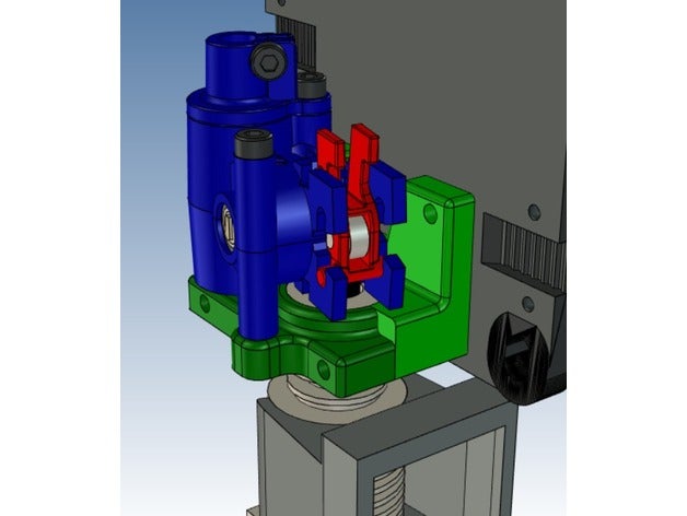 dbot staffa agile Stampante 3d parti l'adattatore zesty aggiornamento 3D print model - Mito3D