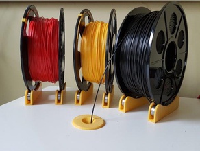 tush - ultimate spool holder 3d printer accessories 608 bearing anet a8 cr-10 filament prusa i3 spoolholder universal 3d print model - Mito3D