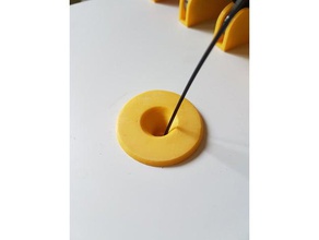 filament kılavuzu ıkea stuva 30mm kalınlık 26 mm delik çapı kasa 3d yazıcı aksesuarları rehberi hack 3d print model - Mito3D