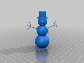 snowman toys & games 3d print model - Mito3D