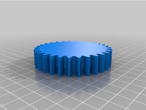 spur gear 62 hobby customized 3d print model - Mito3D