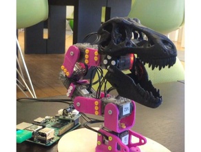 poppy t-rex grabber robotics 3d print model - Mito3D