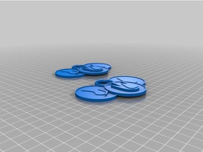 3 silver stones charm 3d printing 3d print model - Mito3D