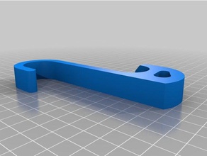 gancio tubo aa do agregado familiar personalizado 3d print model - Mito3D