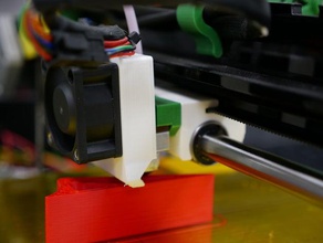 ormerod, pezzo unico condotto della ventola Stampante 3d parti 3d print model - Mito3D
