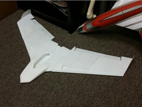 Fliegen Flügel - mod gasb ein r c Fahrzeuge 3d print model - Mito3D