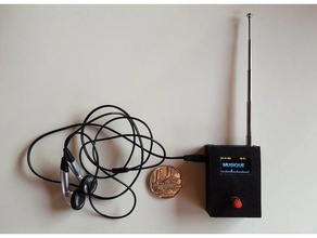 arduino smart fm oled radio l'elettronica fm-radio 3d print model - Mito3D