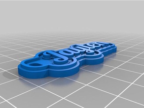 jaylen keychains customized 3d print model - Mito3D