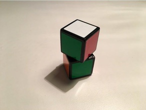 imprimir lugar 1x1x2 rubiks cube mecânico de brinquedos quebra-cabeças coisas 3d print model - Mito3D