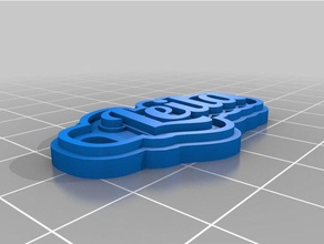 leila llaveros personalizado 3d print model - Mito3D