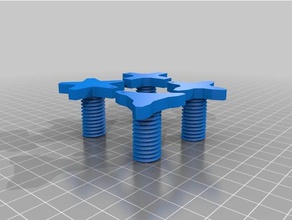 screws y-belt tensioner remix 3d printer parts anet a8 hesine m-505 prusai3 prusa i3 3d print model - Mito3D