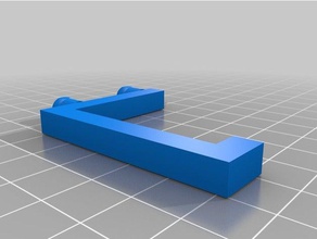 u gancho 100mm ultimate peg board acessório criador v12 organização personalizado 3d print model - Mito3D
