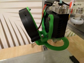 anet a2 fan duct 3d printer parts 3d print model - Mito3D