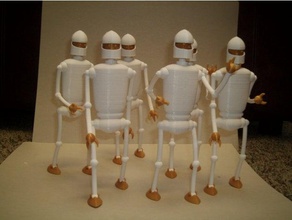nadmot robot fantasma y phantom seguidores modelo de robots los cómics mal figura la máquina el estatua juguetes 3d print model - Mito3D