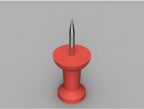 push pin funzionale office materiali di consumo il pollice puntina 3d print model - Mito3D