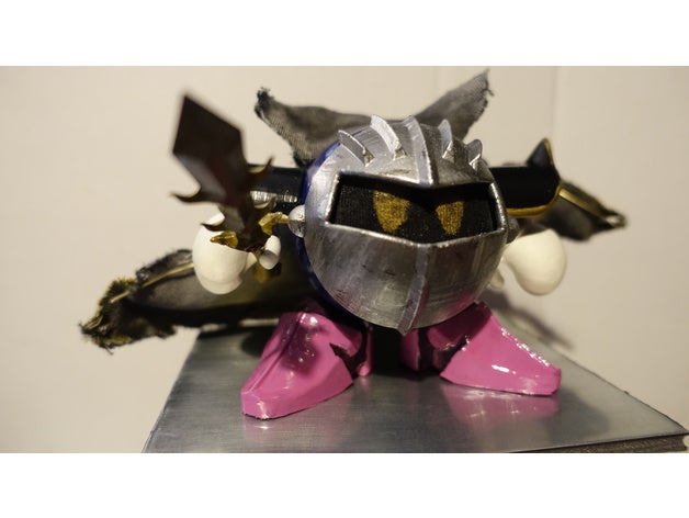 meta knight esculturas kirby cavaleiro meta-cavaleiro metaknight móveis nintendo jogo de vídeo personagem videogame 3D print model - Mito3D