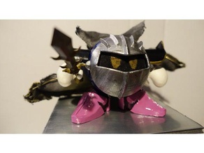 meta knight sculptures kirby meta-knight metaknight moveable nintendo video game character 3d print model - Mito3D