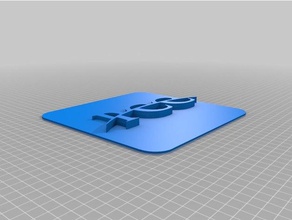 paola chambre de commerce mince plaque carrée L'impression 3d 3d print model - Mito3D