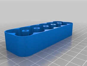 cr123 battery holder 12 batteries containers customized 3d print model - Mito3D