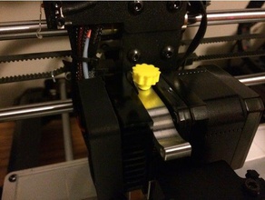 filament dust cap 3d printer accessories maker select plus v2 monoprice makerselect 3d print model - Mito3D