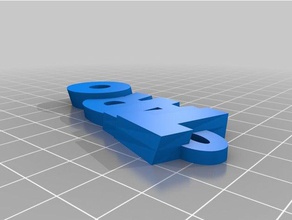 taro Schlüsselanhänger kundengebundene 3d print model - Mito3D