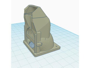 mp select mini 40mm fan duct modded 3d printer parts 3d print model - Mito3D