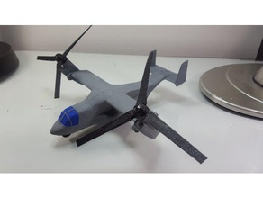 cv-22 osprey vehicles bell boeing military model 3d print model - Mito3D