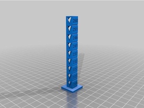 mi personalizados temp de calibración la torre abs La impresión en 3d las pruebas personalizado 3d print model - Mito3D