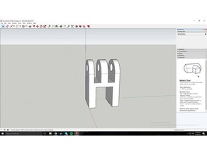 1x1x1cm arm-gopro-Halter - Elektronik 1x1x1 arm design designproject gopro Mikrofon 3d print model - Mito3D