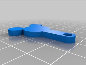 mickeybar portachiavi i keychain mickey mouse walt disney 3d print model - Mito3D