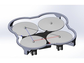 micro drone-rotor-guard 44mm r c Fahrzeuge Drohne guard flinker rctech rotor 3d print model - Mito3D