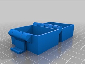 lens container v2 customized 3d print model - Mito3D