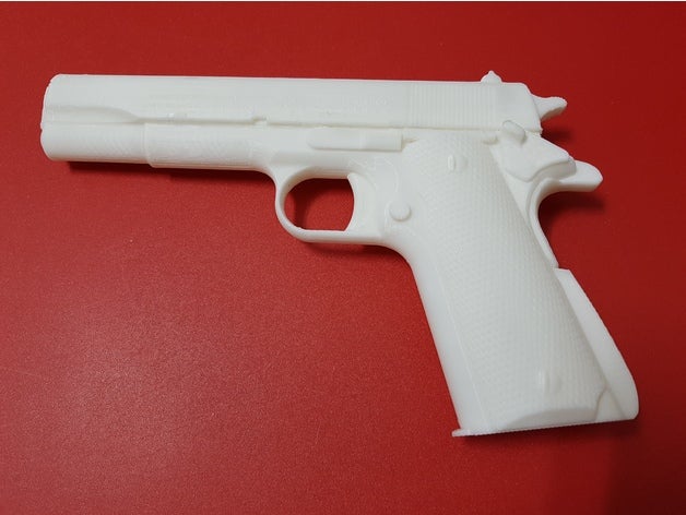 colt 1911-a1 model goverment pistol hobby 1911 3D print model - Mito3D