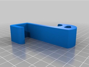 gancio tubo 20x20 ménage personnalisé 3d print model - Mito3D