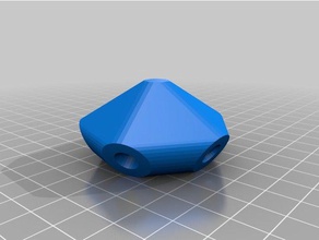 icosaedro conector de 7 a esculturas personalizado 3d print model - Mito3D