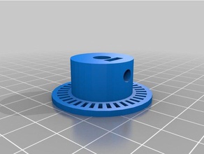 my customized encoder wheel v4 physics & astronomy 3d print model - Mito3D