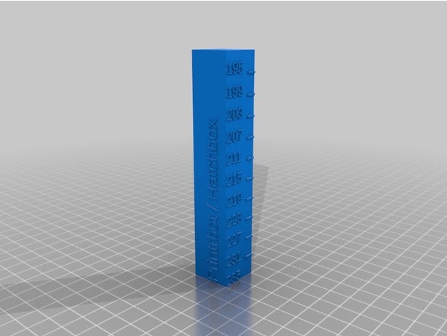 customized heattower 235 - 195 3d printing tests 3D print model - Mito3D