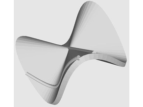 nicht Torten differenzierbare Funktion Mathe-Kunst differential math Oberfläche 3d print model - Mito3D