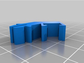 led strip-clip 2020 extrusion tevo tarantula 3d printer parts 3d print model - Mito3D