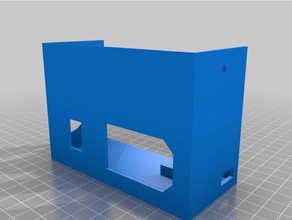 anet a6-Netzteil-Abdeckung power-led-Schalter-usb-Buchse 3d-Drucker Teile a6 psu cover 3d print model - Mito3D