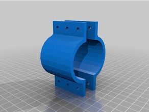 supporto per tubi da 40mm cucina & sala pranzo 3d print model - Mito3D