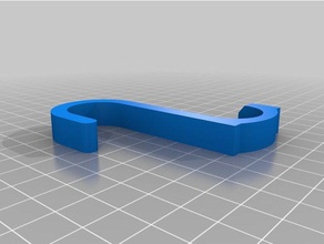 customizable u-hook improvements household hook 3d print model - Mito3D