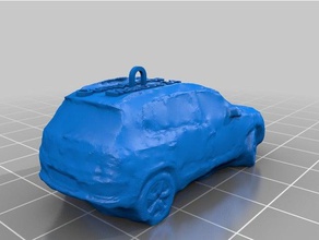 volkswagen tiguan exploraciones & réplicas coche fotometria fotoscan llavero 3d print model - Mito3D