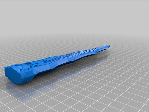 meinen maßgeschneiderten dunklen Dolch 2 Stück scans & Replikate kundengebundene 3D print model - Mito3D