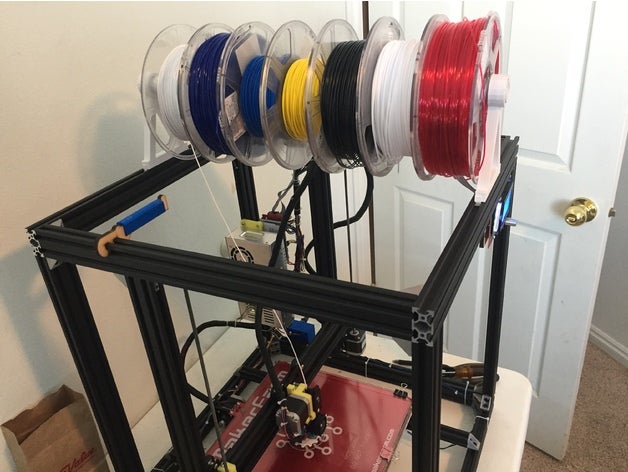 spool-Halter makerfarm pegasus 3d-drucken 3D print model - Mito3D