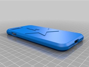iphone 7 cas de hamilton téléphone mobile l'iphone mojo 3d print model - Mito3D