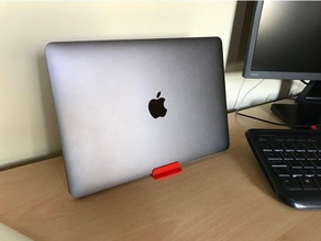 apple macbook stand - gadgets 3dex filament mac high quality pla laptop feet macbookair air pro retina 15 notebook 3d print model - Mito3D