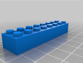 8x2 lego Bau-Spielzeug kundengebundene legos Ziegel lego-kompatibel mp-wählen Sie mini 3d print model - Mito3D