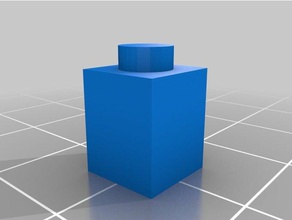 1x1 mattoncini lego costruzione di giocattoli su misura legos compatibili mp selezionare mini 3d print model - Mito3D